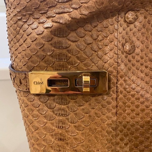 Chloe charlotte python bag - Picture 2 of 9